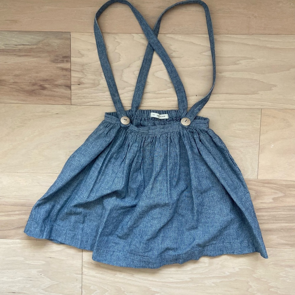 Soor Ploom Skirt with Suspenders